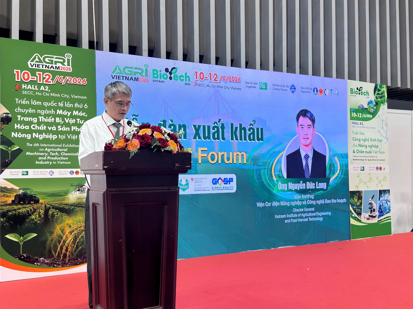 Khai mạc Diễn đàn xuất khẩu tại Triển lãm quốc tế AGRI VIETNAM 2026 và BIOTECH VIETNAM 2026
